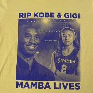 Mamba Lives, Kobe & Mamba  T Shirt size LARGE